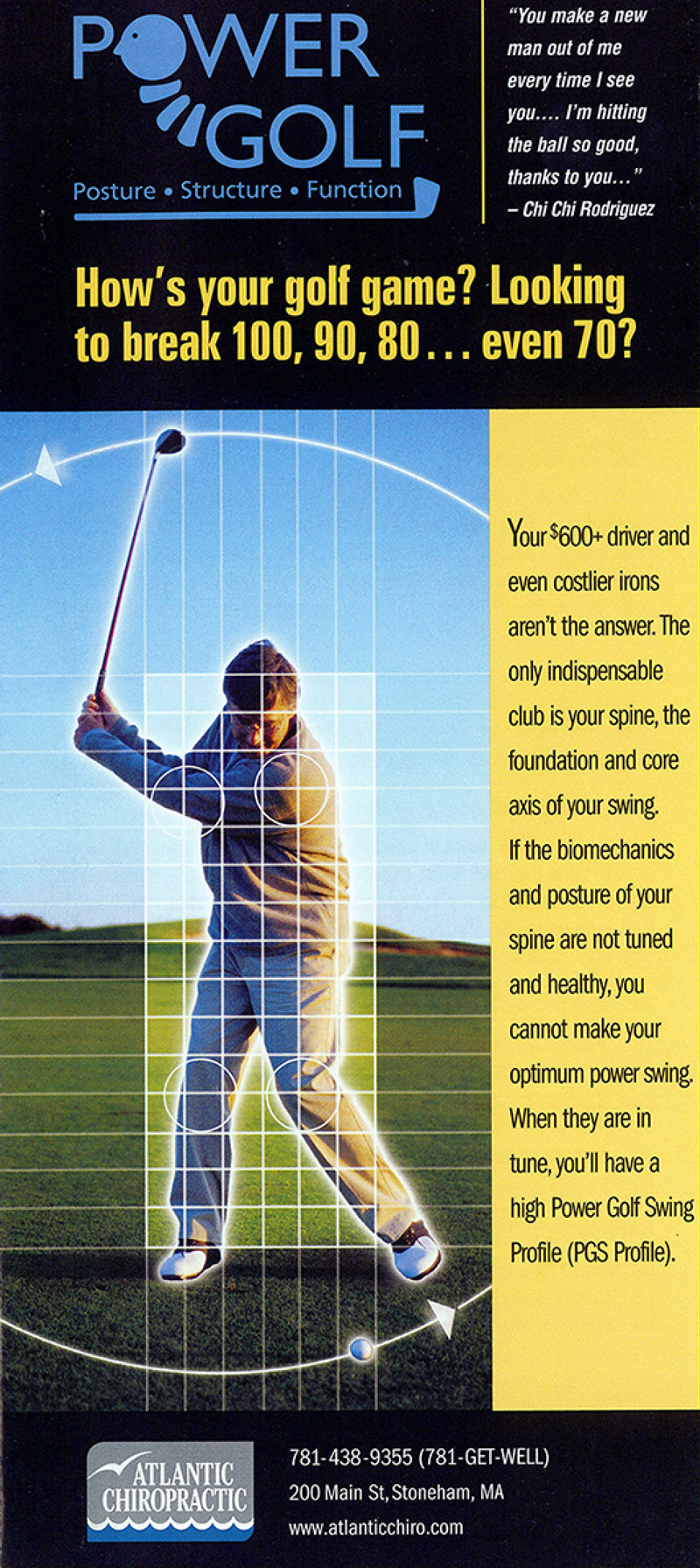 Power Golf in Stoneham, MA Atlantic Chiropractic